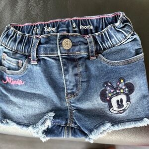 Disney Minnie Mouse Blue Denim Shorts